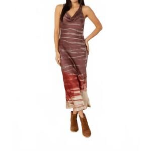 NEW RIVER + SKY lucy bias slip dress in santo